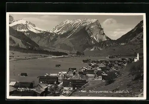AK Schoppernau, Siedlung mit Canisfluh