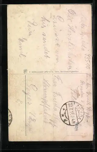 AK Apolda i. Th., Partie bei den Schötener Anlagen