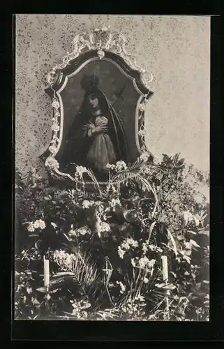 AK Bad Reichenhall, Englisches Institut St. Zeno, Bild am Konventgang