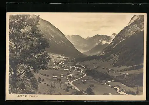 AK Brand, Gesamtansicht mit Umgebung und Fernblick