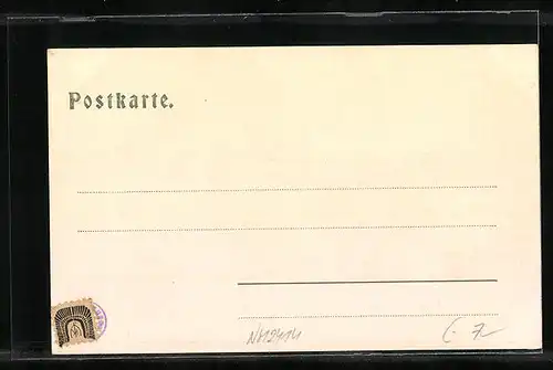 AK Bludenz, Teilansicht mit Montigel und Scesaplana