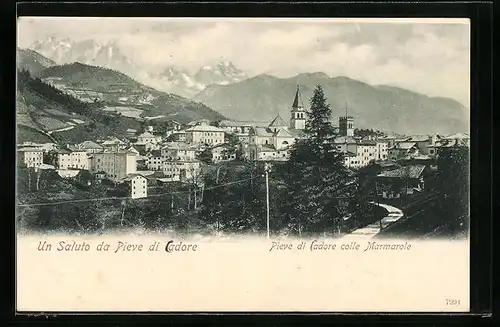 AK Pieve di Cadore, Colle Marmarole, Ortsansicht