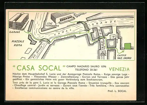 AK Venezia, Casa Socal, Campo Nazario Sauro