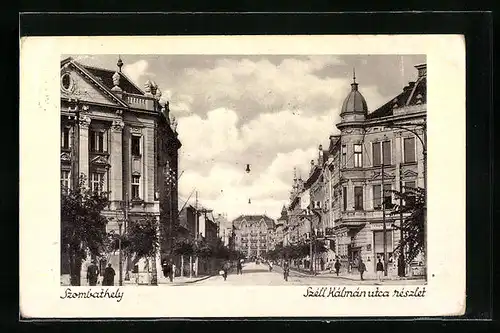AK Szombathely, Széll Kálmán utca részlet