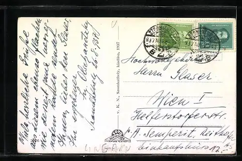 AK Szombathely, Széll Kálmán utca részlet