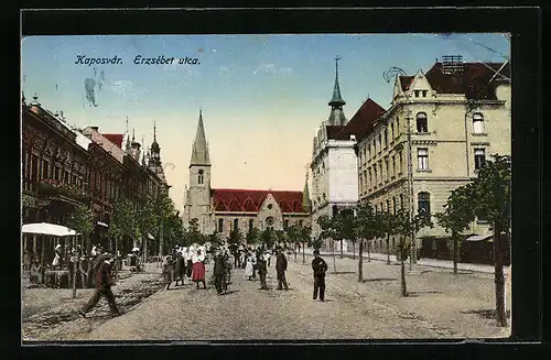 AK Kaposvár, Erzsébet utca