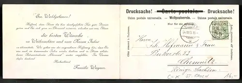 Klapp-AK St. Gallen, Generalansicht des Sanatoriums Oberwaid mit Lindau und Bregenz