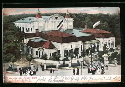 AK Berlin, Neue Welt aus der Vogelschau