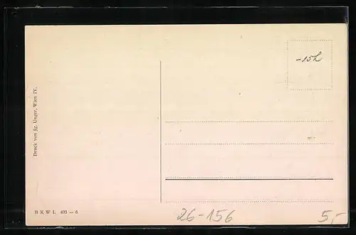 Künstler-AK Fritz Lach: Urfahr, Pöstlingberg