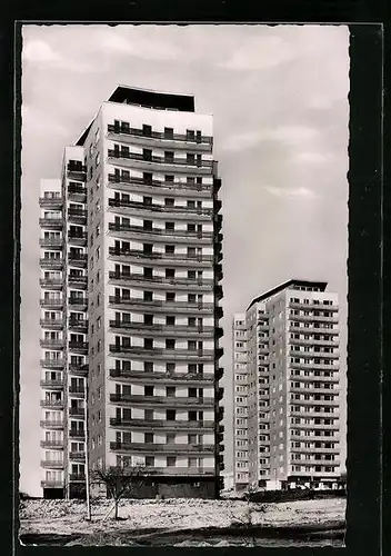 AK Ulm /Donau, Hochhäuser Eselsberg