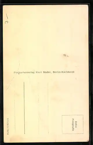 AK Berlin, Stalin-Allee, Wohnblock C Süd