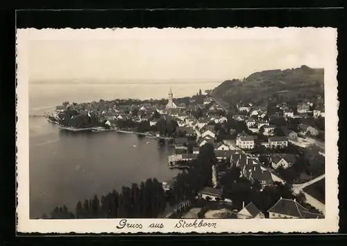 AK Steckborn, Kleinstadt mit Blick auf das Wasser