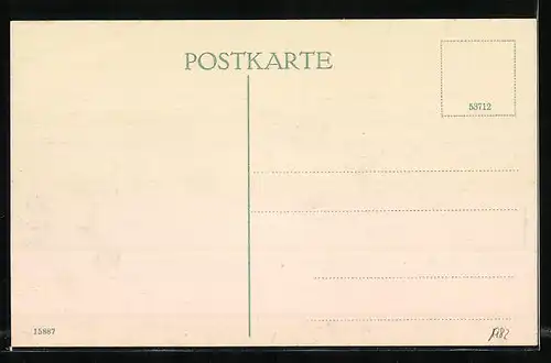 AK Mariastein, Teilansicht mit Kloster hinter Feldern