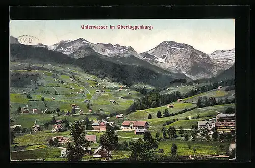 AK Unterwasser im Obertoggenburg, Panorama