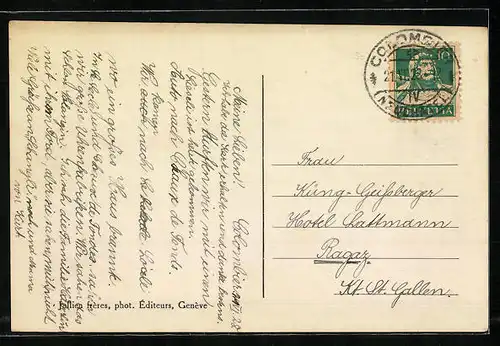 AK Colombier, Le Château et la Porte des Allées