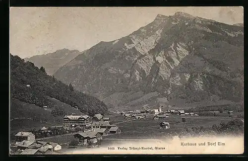 AK Elm, Kurhaus und Dorfansicht