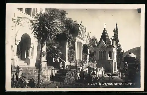 AK Morcote /Lago di Lugano, Cimitero