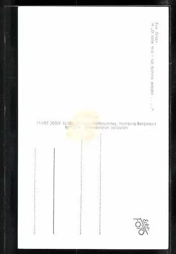 AK Musiker Rex Gildo in schwarzweiss fotografiert