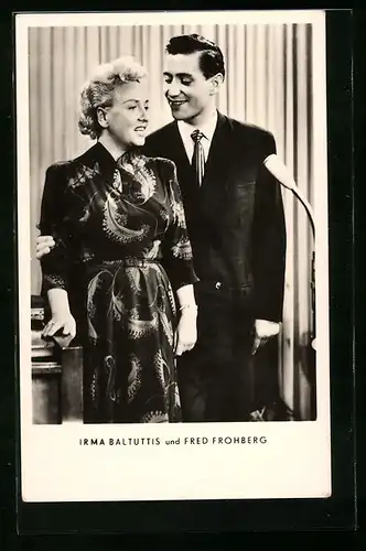 AK Musiker Irma Baltuttis und Fred Frohberg gemeinsam auf der Bühne