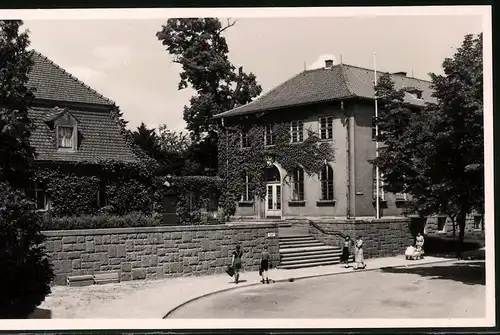 Fotografie Brück & Sohn Meissen, Ansicht Kamenz i. Sa., Blick auf das Lessing-Museum