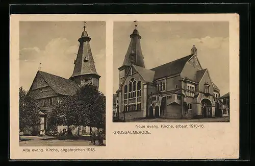 AK Grossalmerode, Alte und neue evangelische Kirche