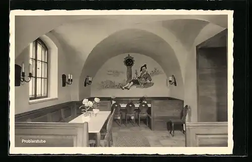 AK Veitshöchheim bei Würzburg, Gaststätte Zur Blauen Traube, Probierstube