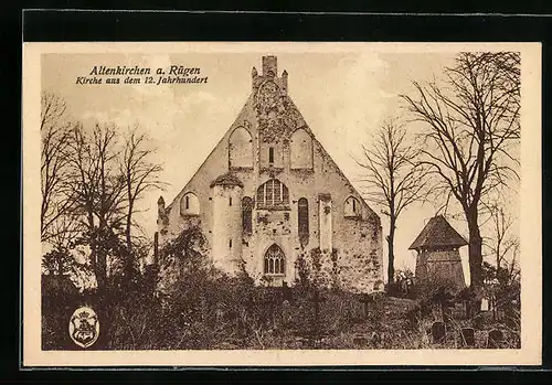 AK Altenkirchen a. Rügen, Kirche aus dem 12. Jahrhundert