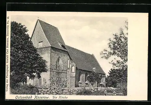AK Koserow, Die Kirche