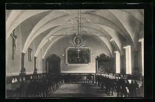 AK Bad Reichenhall, Höhere Mädchenschule des Englischen Institutes St. Zeno, Speisesaal