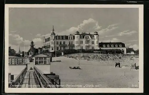 AK Zinnowitz, Bergarbeiter-Ferienheim Glück auf