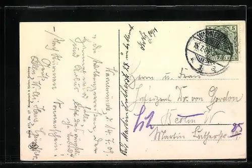 AK Warnemünde, Westmole im Sturm