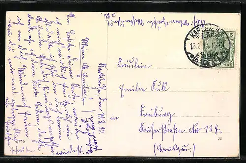 AK Karlsruhe, Evangelische Kirche am Markt