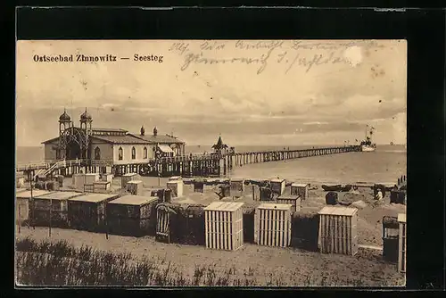 AK Zinnowitz / Ostsee, Der Seesteig