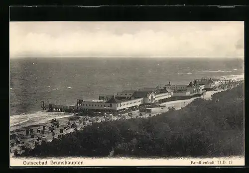 AK Brunshaupten /Ostsee, Familienbad aus der Vogelschau