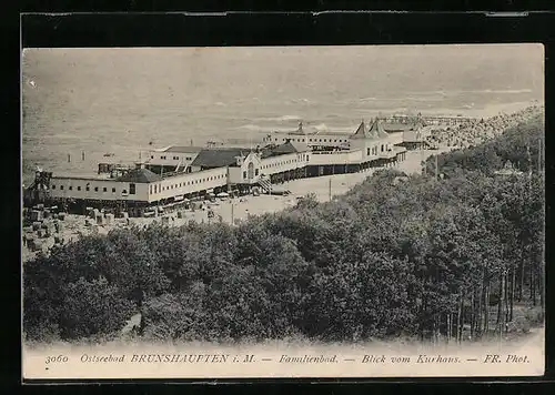 AK Brunshaupten i. M., Blick vom Kurhaus