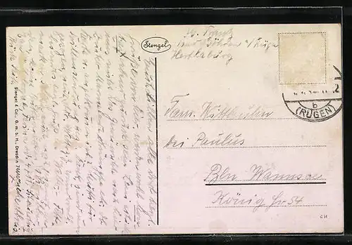 AK Göhren /Ostsee, Partie an der Strandpromenade