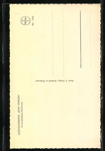 AK Friedrichshafen a. Bodensee, Jugendherberge Graf Zeppelin