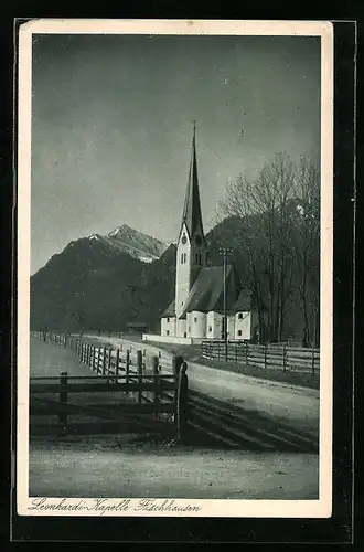 AK Fischhausen, Blick auf die Leonhardi-Kapelle