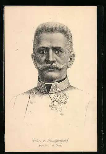 AK Heerführer General d. Infanterie Freiherr v. Hoetzendorf