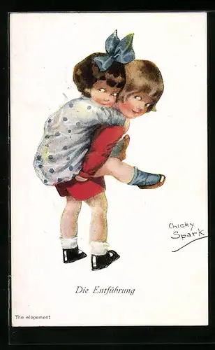 Künstler-AK Chicky Spark: Die Entführung