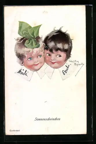 Künstler-AK Chicky Spark: Sonnenscheinchen