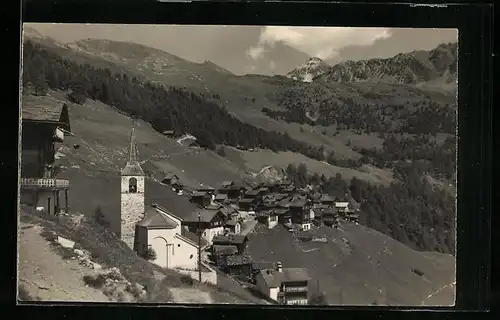 AK Chandolin, Ortsansicht mit Bella Tola