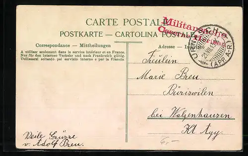 AK Urnäsch, Gasthaus Rossfall