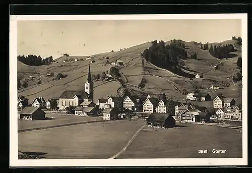 AK Gonten, Ortspartie mit Kirche