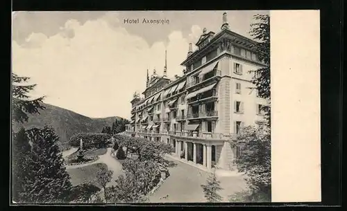 AK Axenstein, Blick auf das Hotel Axenstein