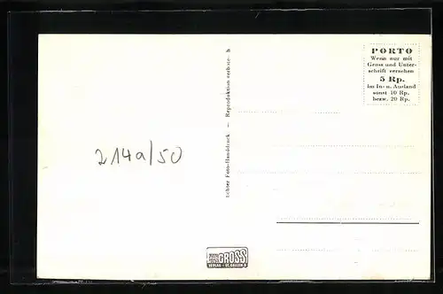 AK Bächle-Hemberg, Ortsansicht aus der Vogelschau