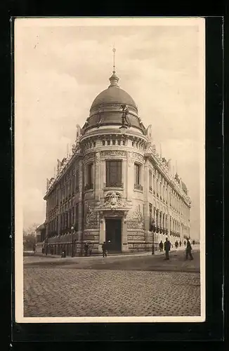 AK Basel, Neue Hauptpost beim Bahnhof