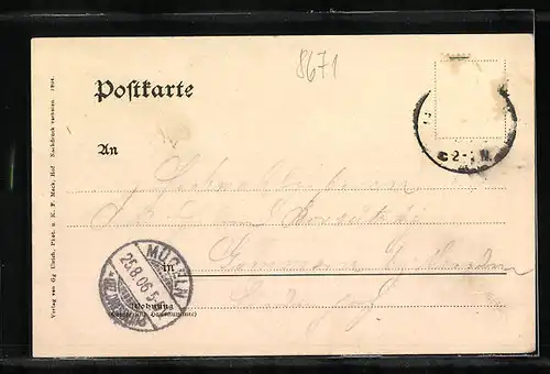 AK Hof i. B., Neues Restaurant Theresienstein