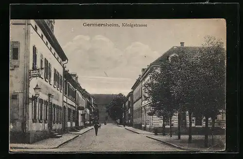 AK Germersheim, Blick in die Königstrasse
