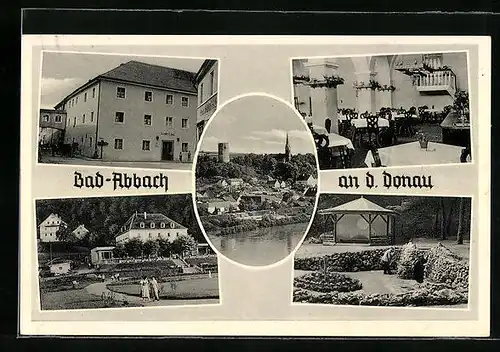 AK Bad-Abbach /Donau, Ortsansicht mit verschiedenen Ortspartien